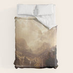 Albert Bierstadt - Among the Sierra Nevada, California Comforter Gallery Image 6