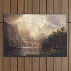 Albert Bierstadt - Among the Sierra Nevada, California Outdoor Rug Gallery Image 1