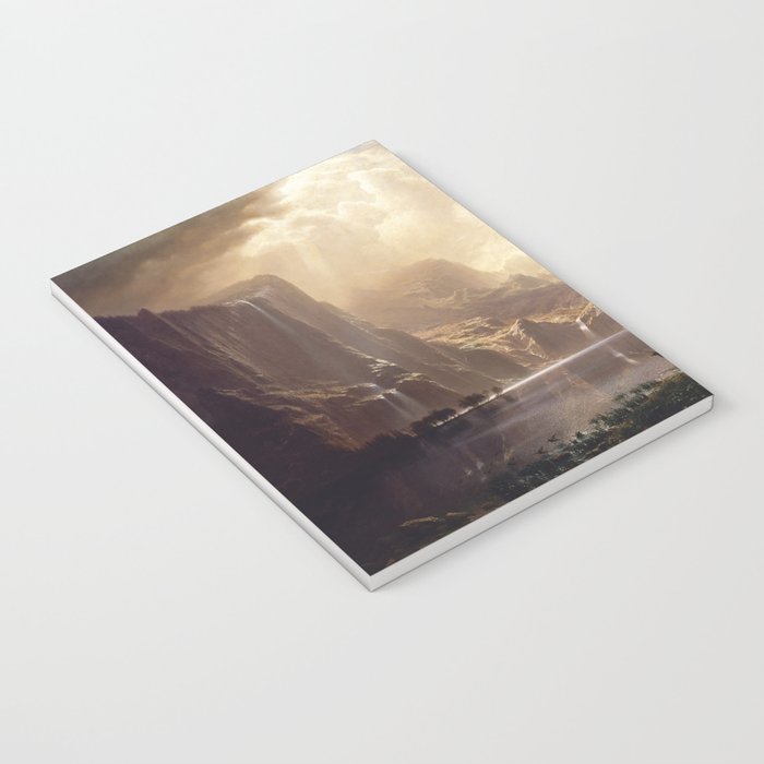 Albert Bierstadt - Among the Sierra Nevada, California Notebook Gallery Image 3