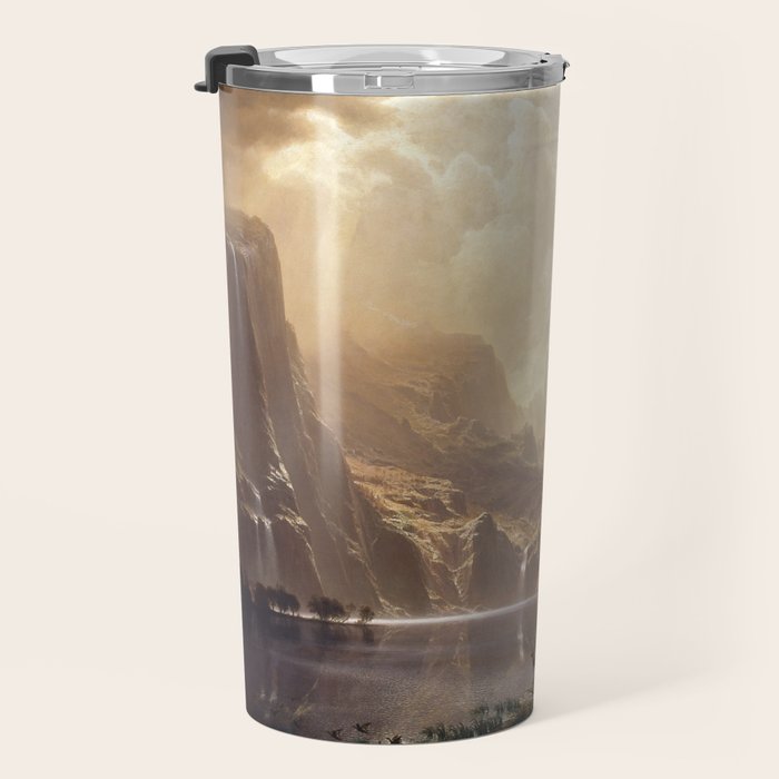 Albert Bierstadt - Among the Sierra Nevada, California Travel Mug Gallery Image 3