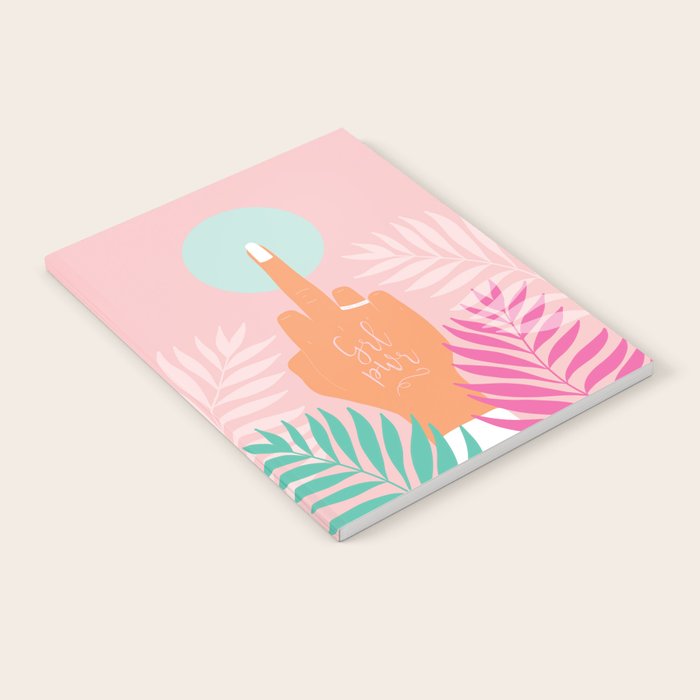 Grl Pwr #girlpower #feminist #society6 Notebook Gallery Image 2