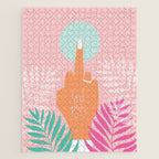 Grl Pwr #girlpower #feminist #society6 Jigsaw Puzzle Gallery Image 1