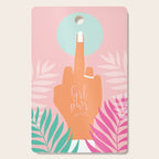 Grl Pwr #girlpower #feminist #society6 Cutting Board Gallery Image 1