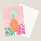 Grl Pwr #girlpower #feminist #society6 Stationery Card Gallery Image 2