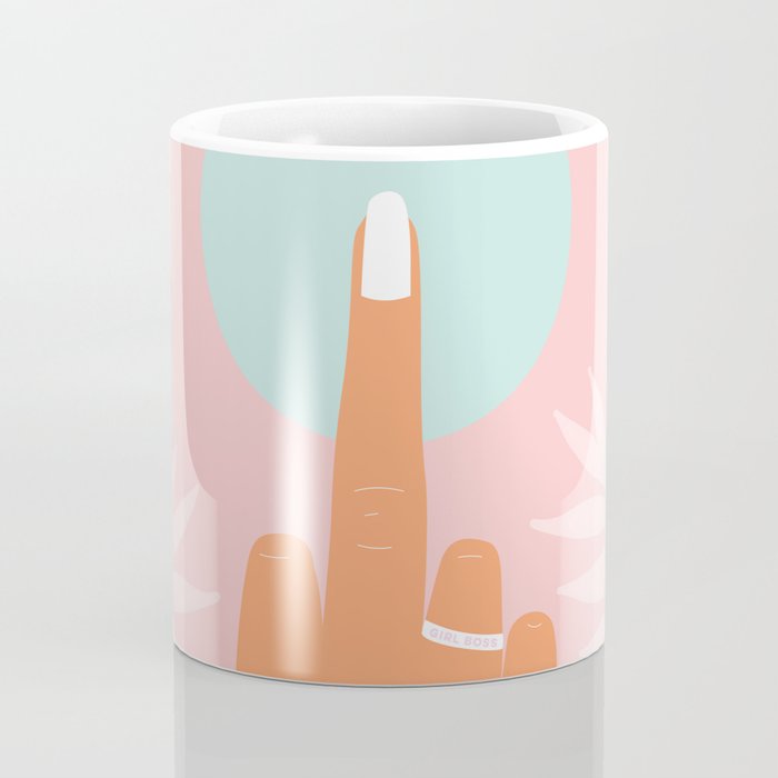 Grl Pwr #girlpower #feminist #society6 Coffee Mug Gallery Image 4