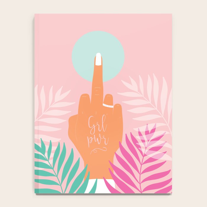 Grl Pwr #girlpower #feminist #society6 Notebook Gallery Image 4