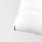 Reykjavik: a pretty and minimal mixed media piece in black, white, and blue Pillow Sham Gallery Image 4