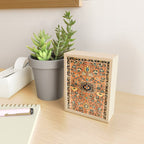 Sarouk Poshti Vintage Persian Rug Print Mini Art Print Gallery Image 2