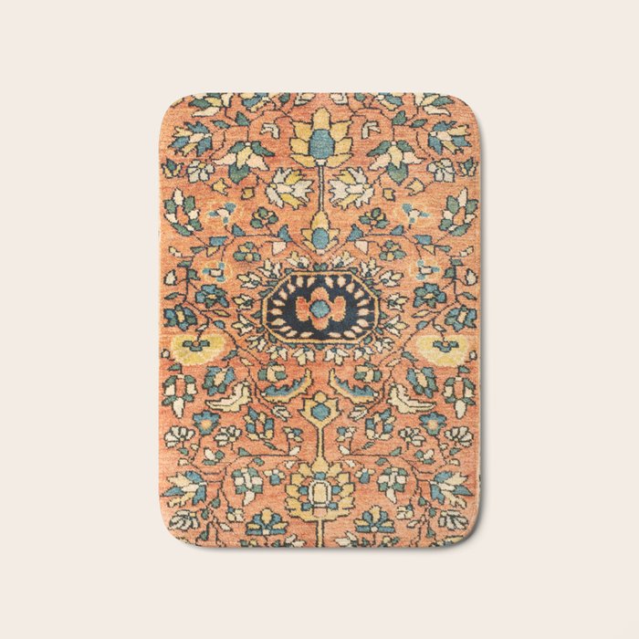 Sarouk Poshti Vintage Persian Rug Print Bath Mat Gallery Image 1