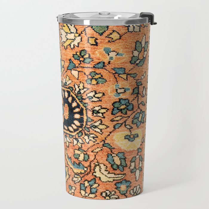 Sarouk Poshti Vintage Persian Rug Print Travel Mug Gallery Image 2