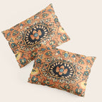 Sarouk Poshti Vintage Persian Rug Print Pillow Sham Gallery Image 3