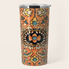Sarouk Poshti Vintage Persian Rug Print Travel Mug Gallery Image 1