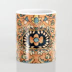 Sarouk Poshti Vintage Persian Rug Print Coffee Mug Gallery Image 4