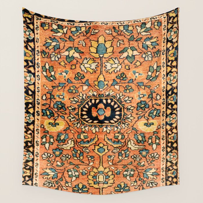 Sarouk Poshti Vintage Persian Rug Print Wall Tapestry Gallery Image 4