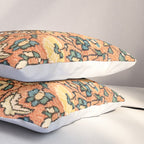 Sarouk Poshti Vintage Persian Rug Print Pillow Sham Gallery Image 3
