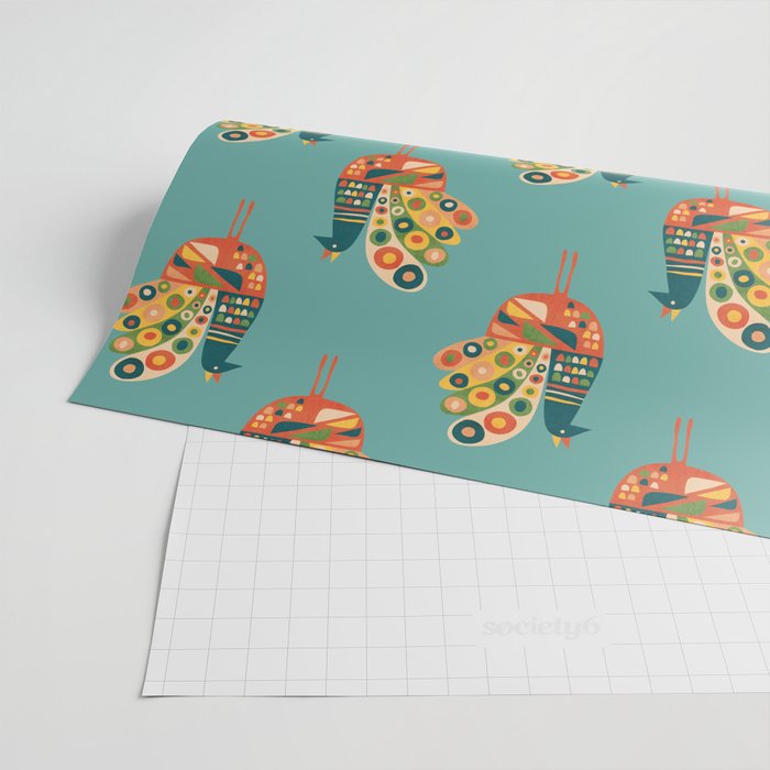 Century Hen Wrapping Paper Gallery Image 2