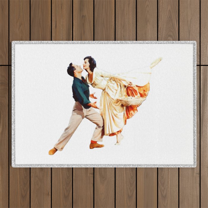 Gene Kelly and Cyd Charisse - Brigadoon Outdoor Rug Gallery Image 1