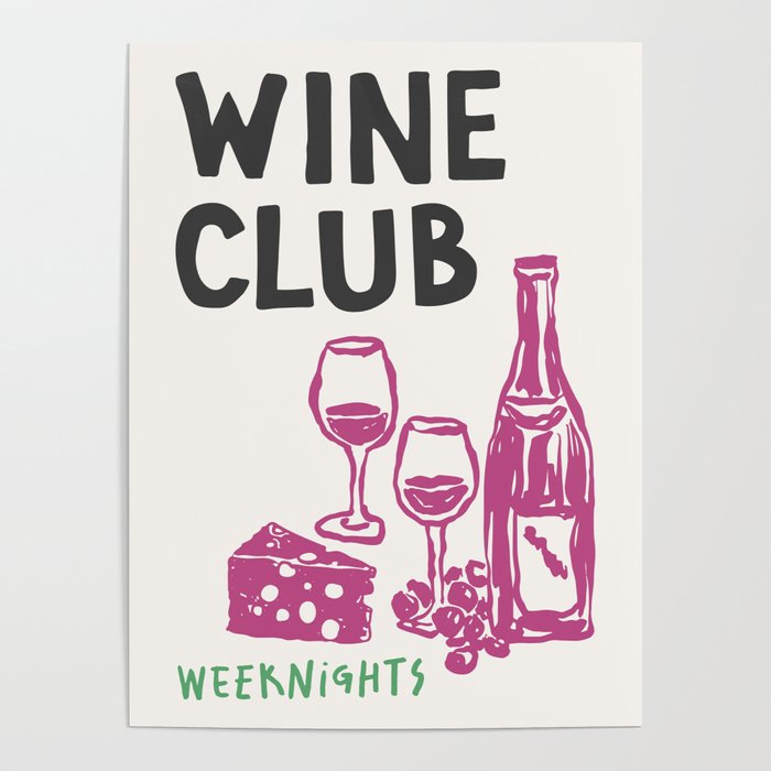 Wine Club Poster Gallery Image 1