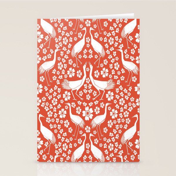 Beautiful Cranes Stationery Card Gallery Image 2