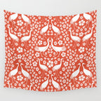 Beautiful Cranes Wall Tapestry Gallery Image 4