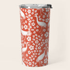 Beautiful Cranes Travel Mug Gallery Image 2