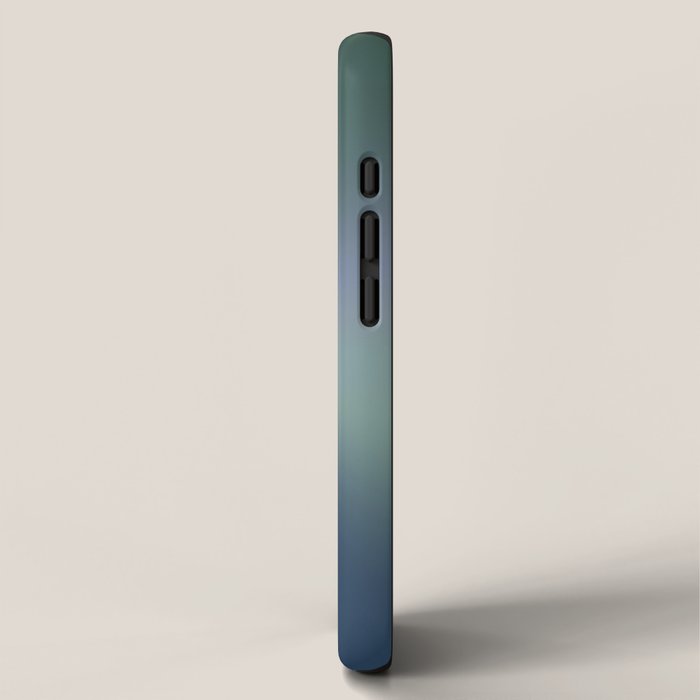 Line Gradient / Papa Green & French Grey iPhone Case Gallery Image 2