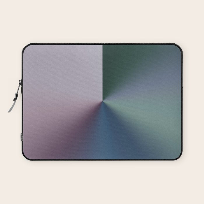 Line Gradient / Papa Green & French Grey Laptop Sleeve Gallery Image 1