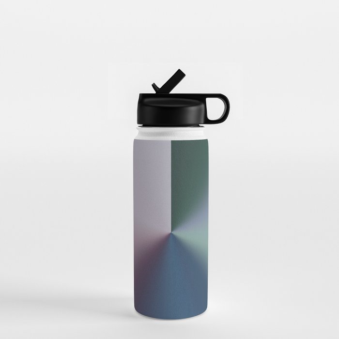 Line Gradient / Papa Green & French Grey Water Bottle Gallery Image 1