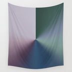 Line Gradient / Papa Green & French Grey Wall Tapestry Gallery Image 4