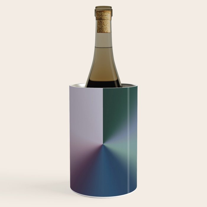 Line Gradient / Papa Green & French Grey Wine Chiller Gallery Image 1