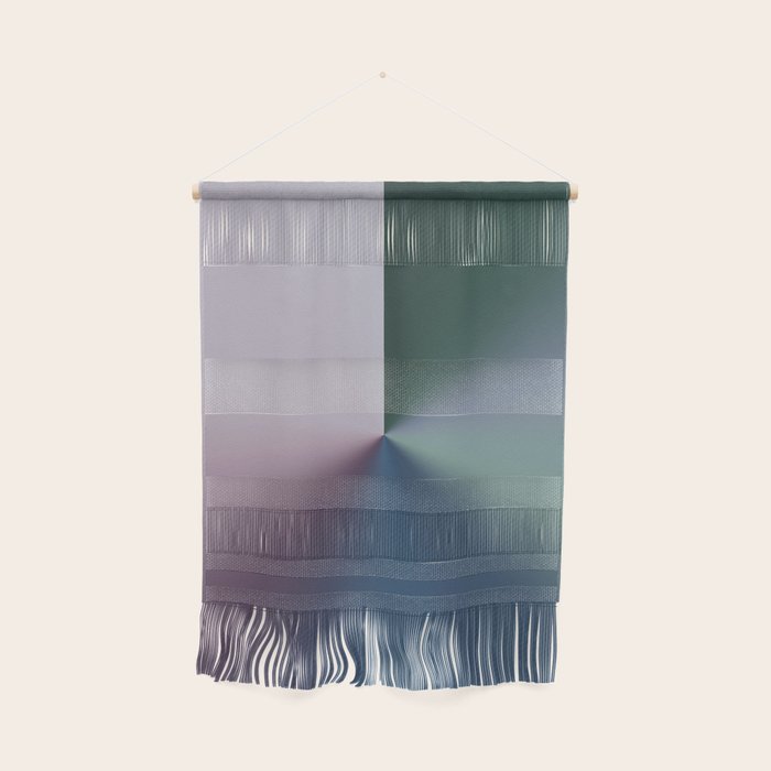 Line Gradient / Papa Green & French Grey Wall Hanging Gallery Image 1