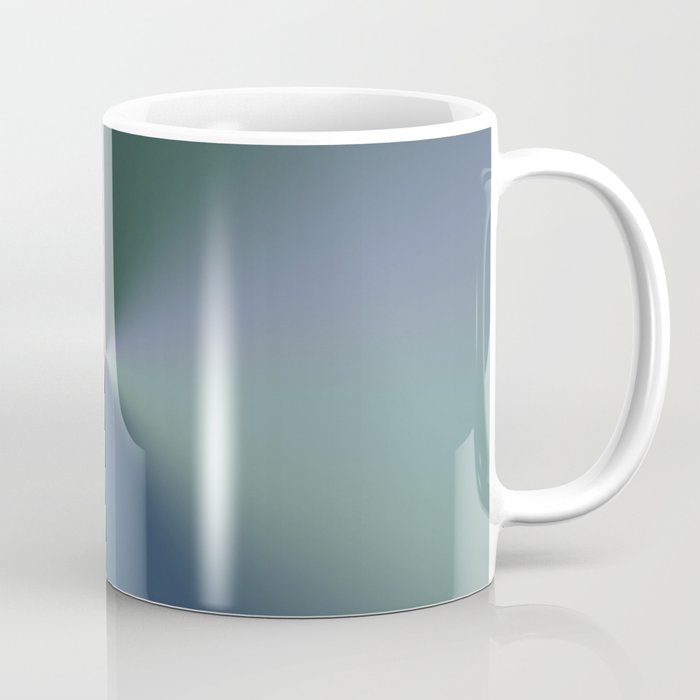 Line Gradient / Papa Green & French Grey Coffee Mug Gallery Image 1