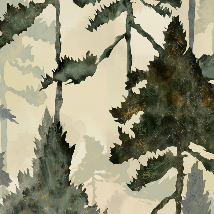 Enchanted Watercolor Pine Forest Coffee Mug Gallery Image 2
