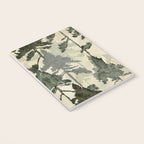 Enchanted Watercolor Pine Forest Notebook Gallery Image 3