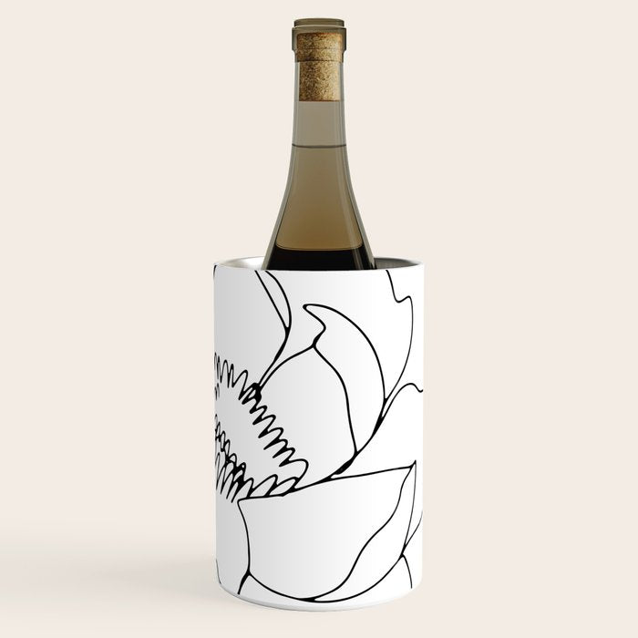 Minimal, Line Art, Floral Prints, Drawing Wine Chiller Gallery Image 3