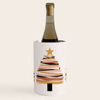 Ribbon Christmas Tree - neutrals Wine Chiller Gallery Image 1