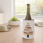 Ribbon Christmas Tree - neutrals Wine Chiller Gallery Image 4
