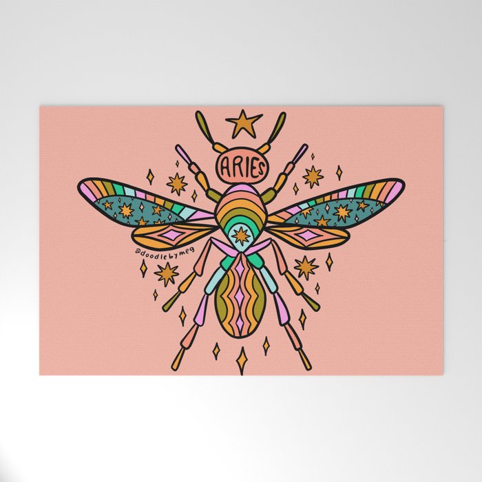 Aries Wasp Welcome Mat Gallery Image 1