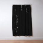 Minimal Line Drawing Figure Window Curtain Gallery Image 3