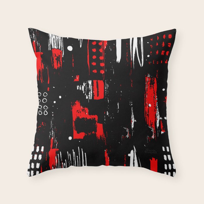 Urban Expressionism Throw Pillow Gallery Image 6