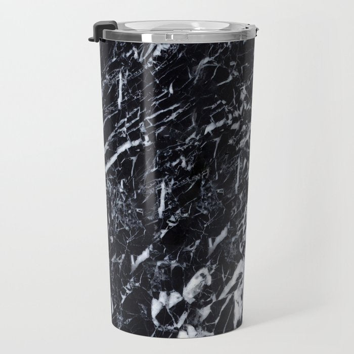 Real Marble Black Travel Mug Gallery Image 3