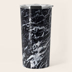 Real Marble Black Travel Mug Gallery Image 1