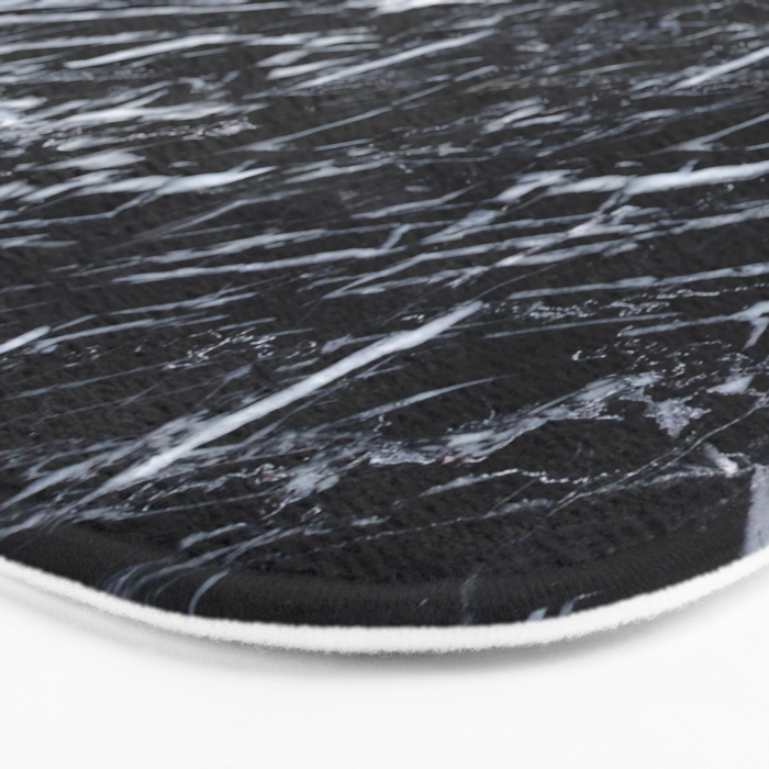 Real Marble Black Bath Mat Gallery Image 3