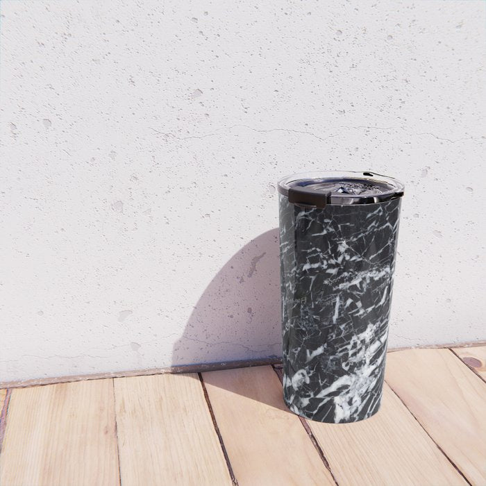 Real Marble Black Travel Mug Gallery Image 4