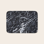 Real Marble Black Bath Mat Gallery Image 1