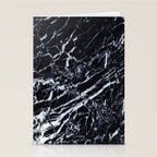 Real Marble Black Stationery Card Gallery Image 2