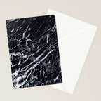 Real Marble Black Stationery Card Gallery Image 2
