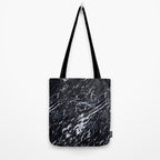 Real Marble Black Tote Bag Gallery Image 2