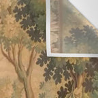 Antique Aubusson Tapestry Romantic 18th Century Manor House Wall Tapestry Gallery Image 3