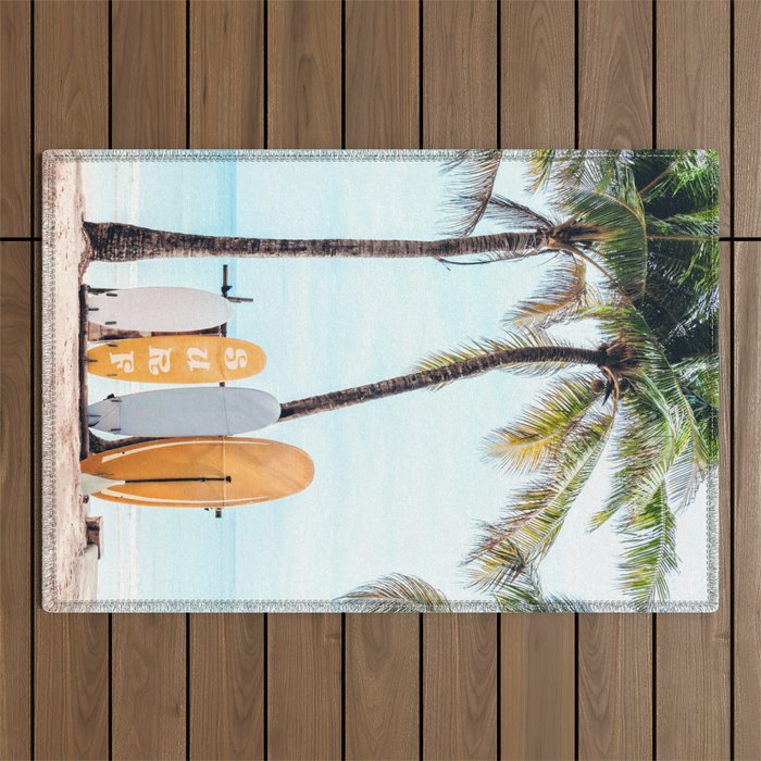 Choose Your Surfboard Outdoor Rug Gallery Image 1